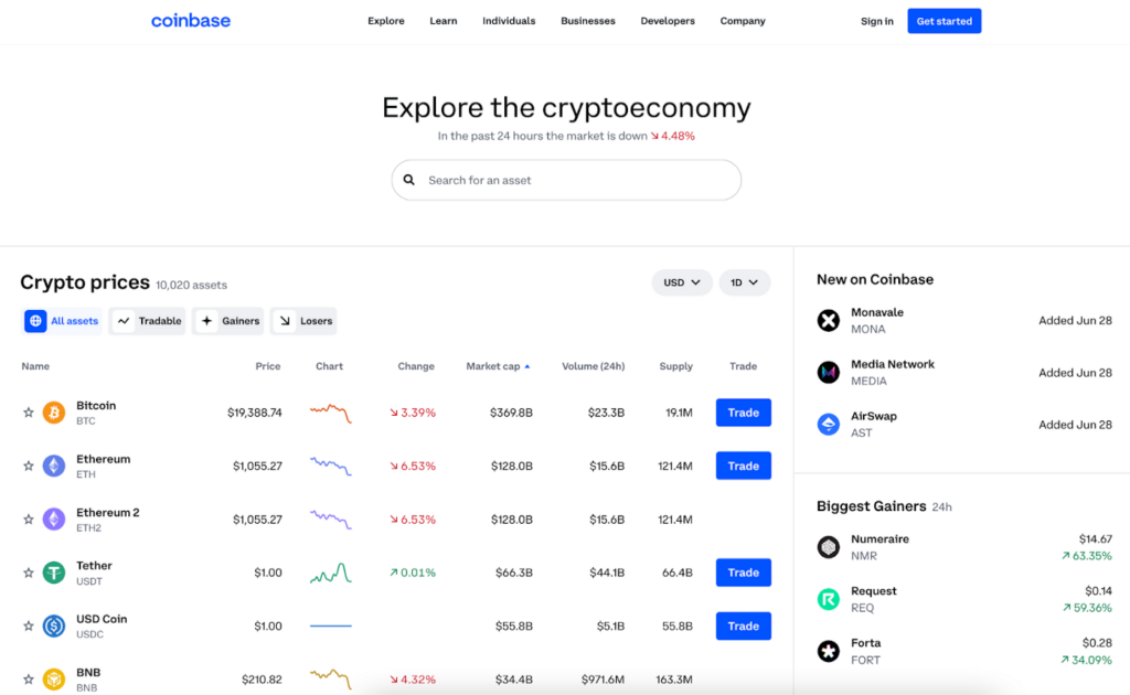 Coinbase Platform