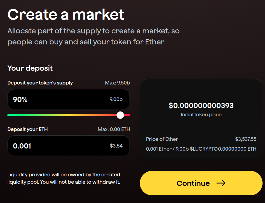 Create market